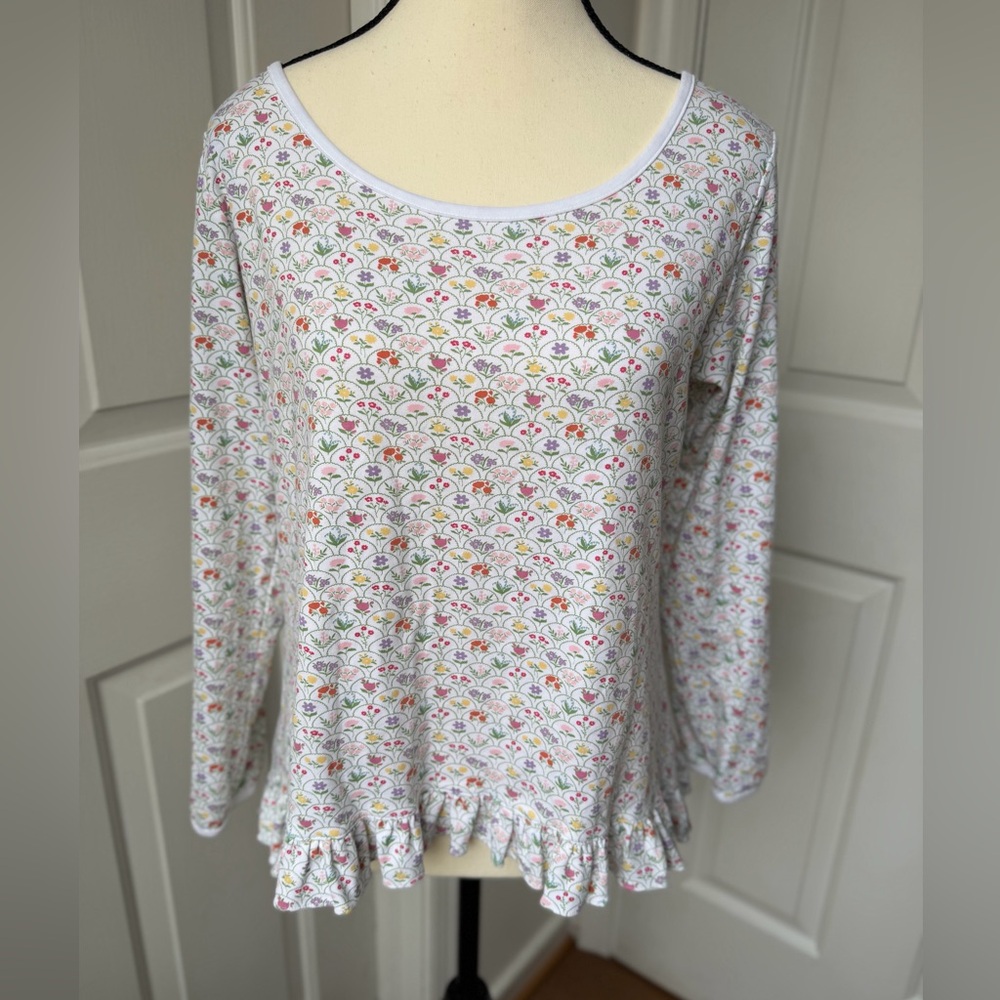 Lila And Hayes Kathryn Women's Floral Pajama Top Size Small